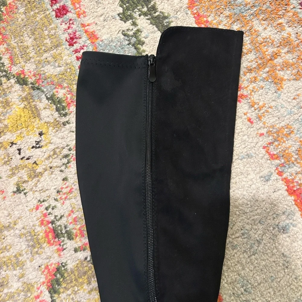 Dream Pairs Black Suede Thigh High Boots. Size 8.5